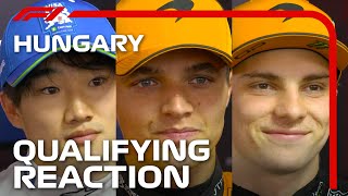 Drivers React After Qualifying  2024 Hungarian Grand Prix [upl. by Joeann641]