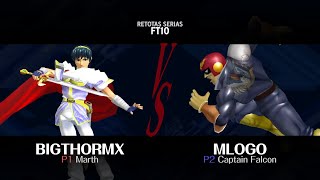 RETOTAS SERIAS 1  FT10  Mlogo vs BigThorMX  Melee [upl. by Haziza]