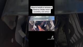 How to install or remove a Generac  Honeywell intake mixer assembly and air box generac honeywell [upl. by Anuhsal339]