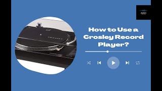 How to Use a Crosley Record Player [upl. by Carolynn]