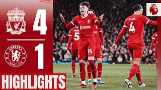 Brilliant Reds Score Four Liverpool 41 Chelsea  HIGHLIGHTS [upl. by Varden]