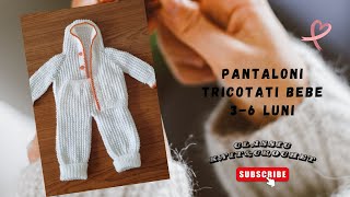 Pantaloni Tricotati Bebe 36 Luni [upl. by Rue]