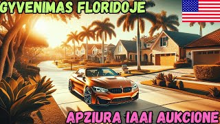 Musu gyvenimas Floridoje  Pasiimineju BMW IAAI aukcione aplankau IAAI West Palm Beach [upl. by Ellehcen]