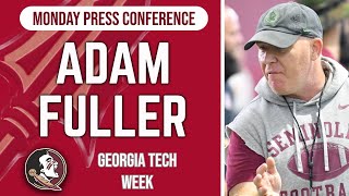 Adam Fuller Press Conference  FSU Football  Georgia Tech Week  Warchant TV FSU [upl. by Hoebart]