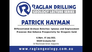 Raglan Drilling Geology Lecture Series [upl. by Akihsay]