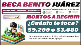 ¿Cuánto te toca recibir del pago de noviembre de la Beca Benito Juárez 2024 [upl. by Nalra44]