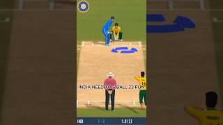 Ind need to 6ball 23runs😱🎇ll cricketmatch ytshorts trendingshorts cricket viral foryou ipl [upl. by Annavahs272]