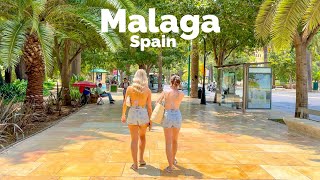 Malaga Spain 🇪🇸 July 2023 4KHDR Walking Tour ▶188min [upl. by Nagram]