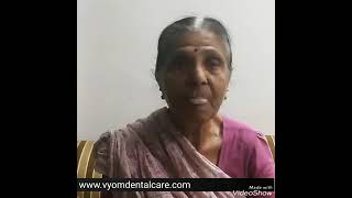 DENTIST REVIEWS  Dentures in Ahmedabad  Dr Kalyani Trivedi  Vyom Dental Care [upl. by Pauiie]