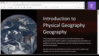 physical geography basic [upl. by Enitnemelc852]