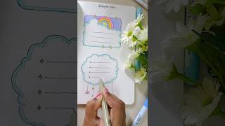 💫 Easy paper notes doodles to make your bullet journal colourful 💫 doodle bulletjournaling [upl. by Mac]