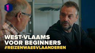 Tom Waes volgt een cursus WestVlaams  Reizen Waes Vlaanderen [upl. by Herr]