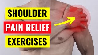 Shoulder Pain Relief Exercises in 5 min [upl. by Ahselak]