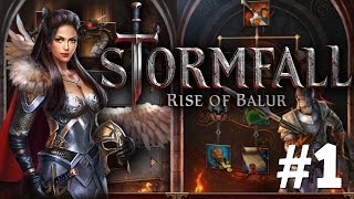 Lets Play Stormfall Rise of Balur  Part 1 [upl. by Lucho]