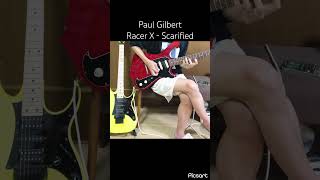 Racer X Scarified 弾いてみた ギター guitar paulgilbert shorts [upl. by Griz]