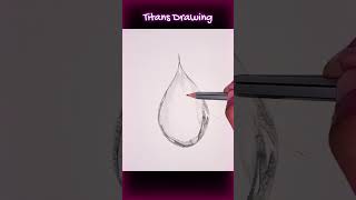 3D water Drop drawing shorts 3ddrawing drawing waterdropdrawing satisfying [upl. by Thevenot]