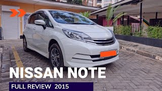 2015 Nissan Note review  nissan nissannote puredrive [upl. by Names]