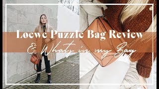 LOEWE PUZZLE BAG  review amp whats inside [upl. by Ailehs223]