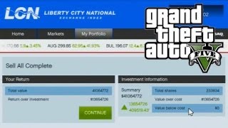 GTA 5  How to Make Money Using The Stock Market Guide GTA V [upl. by Pierce229]