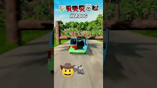 Help Me Get My Crush Attention In A Car Jump Challenge 🚗 😎 shorts beamngdrive [upl. by Ainesej]