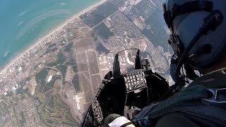 Watch Over the Shoulder F16 Demonstration Flight at the Myrtle Beach Airshow [upl. by Liborio]