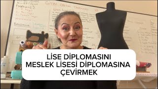 DÜZ LİSE DİPLOMASINI MESLEK LİSESİ DİPLOMASINA ÇEVİRMEK  USTA ÖĞRETİCİ BAŞVURU  Ustalık Belgesi [upl. by Aline90]