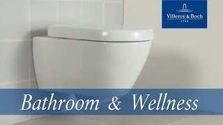 How to install  WC with SupraFix  Villeroy amp Boch [upl. by Enamrahc]