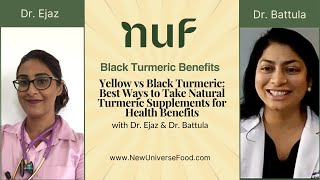 Yellow vs Black Turmeric Best Ways to Take Natural Turmeric Supplements for Health Benefits [upl. by Karleen]