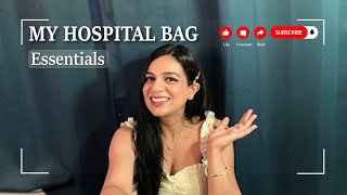 MY HOSPITAL BAG। Essentials। All Things You Need [upl. by Nnagem518]