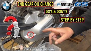 DIY Guide Changing the Final Drive Oil on Your BMW R1150GS  StepbyStep Tutorial [upl. by Ireva]