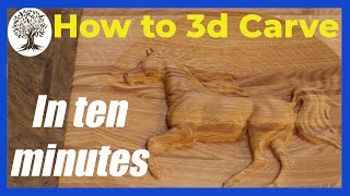 Easy 3d carving with VCarve Pro  can it really be that simple [upl. by Craggy]