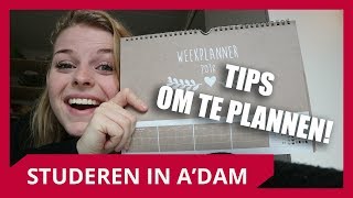 Hoe maak je een GOEDE PLANNING  HvA [upl. by Nallek309]