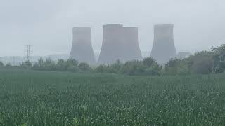 Rugeley power station cooling tower demolition [upl. by Ydnelg]