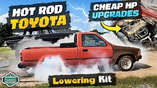 1992 Toyota Pick Up Engine Upgrades Lowering BURNOUTS more [upl. by Almira]