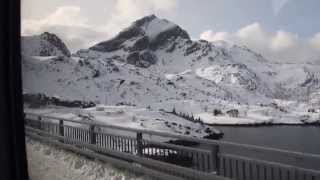 From Leknes to Leine by bus Lofoten Norway 2010 HD [upl. by Enixam]