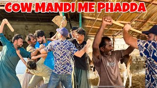 COW MANDI ME KHATARNAK PHADDA HOGAYA 🤬  BAKRA EID VLOG  MISHKAT KHAN [upl. by Ladnek]