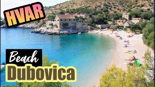 Hvar Island Dubovica Beach — Croatia Best Beaches [upl. by Sandy]