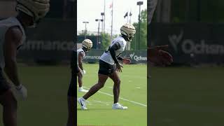 2024 Saints Rookie Minicamp Highlights 🎥 saints nfl shorts [upl. by Ahseyi]