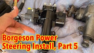 Borgeson Power Steering Install Part 5  Steering Column [upl. by Nared]