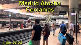 2024 Madrid Atocha Cercanías 🇪🇸Estación de Renfe [upl. by Caniff566]