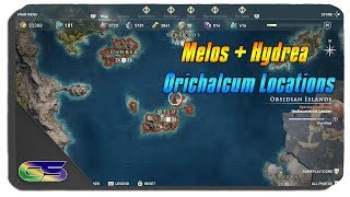 Assassins Creed Odyssey All Obsidian Islands Orichalcum Locations Melos  Hydrea Ore [upl. by Amaral633]