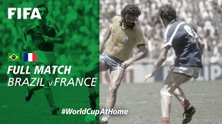 Brazil v France  1986 FIFA World Cup  Full Match [upl. by Wilek]