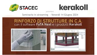 Rinforzo di strutture in ca con il software FaTA Next e i prodotti Kerakoll [upl. by Ragse]