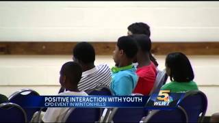 Cincinnati police creating positive interactions with community youth [upl. by Nohsram613]