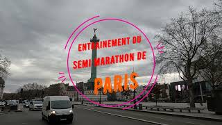 Semi marathon de Paris 2024 Entrainement [upl. by Annoeik]