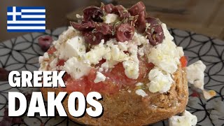 How to Make Authentic Greek Dakos in Just 5 Minutes 🇬🇷 [upl. by Ricarda178]