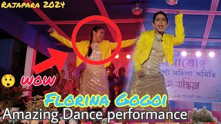 Florina gogoi ll Wonderful performance at Rajapara 2024 [upl. by Leirrad]