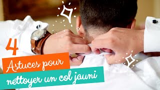 4 astuces pour nettoyer un col de chemise jauni [upl. by Mathe]