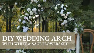 Lings Tutorial how to DIY floral wedding arch [upl. by Schoenburg715]