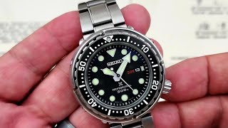 Seiko SBBN045 Prospex Tuna [upl. by Folly683]